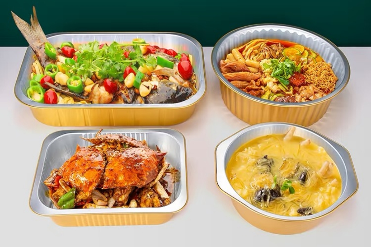 Aluminum Foil Containers for Takeaway